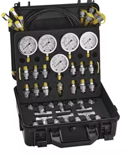 Nouvel ensemble de manomètres hydrauliques, kits de diagnostic, pièces de moteur d'excavatrice, vente au détail, fabrication, construction d'usines - Product Image 1