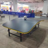 Table de football/soccer pliable en matériau SMC jaune, vente chaude, pour une utilisation en extérieur et toutes les occasions