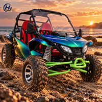 Kart de Dune Buggy Haute Performance avec Châssis Tubulaire et Pneus à Clous pour les Dunes de Sable et les Circuits de Loisirs