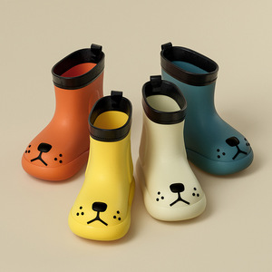 Zapatos de Lluvia para Niños con Diseño de Cachorro Amarillo, Estilo 2026, PVC Impermeable y Antideslizante, Zapatos de Lluvia Modernos - Product Image 3