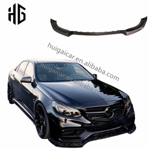 Kits de carrosserie de garniture de lèvre de séparateur de pare-chocs avant de style B en Fiber de carbone pour <span class=keywords><strong>Mercedes</strong></span> classe E W212 2010-2013 pièces de réglage automatique - Product Image 1