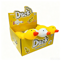 Entrepôt USA : Jouet Squishy Canard Géant Réaliste de 14 pouces, Extensible, à Remontée Lente, Balle Anti-stress Sensorielle