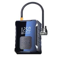 Portable High-Power Electric Car Air Pump & Tire Inflator ABS Material Digital Display Multi-Functional for SUVs Sedans More