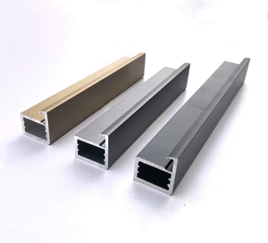 Factory Furniture Aluminum Profiles,kitchen Cabinet Aluminum Profile, Aluminum Frame Profile for Furniture - Product Image 1
