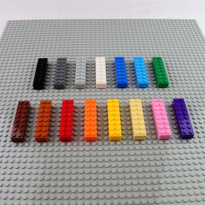Bloques de Construcción Educativos Compatibles con BLOCKMOC 3007, Ladrillo 2x8, Clásicos, para Mayores de 6 Años, de Plástico, para Bricolaje, Certificados por ASTM - Product Image 5