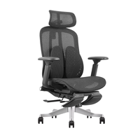 Chaise de jeu/de bureau ergonomique moderne en gros, appui-tête 3D réglable, maille respirante, soutien lombaire auto-ajustable, certifiée