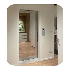 Ascenseur panoramique <span class=keywords><strong>domestique</strong></span> en verre, 3 étages, 4 niveaux, petit ascenseur résidentiel extérieur, ascenseurs pour maison, villa, ascenseur hydraulique - Product Image 6