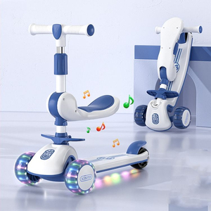 Istaride Trottinette Moderne Pliable à Trois Roues en PU pour Enfants SK-813, Meilleure Vente, pour Jeux en Extérieur avec Musique, Haute Qualité - Product Image 6