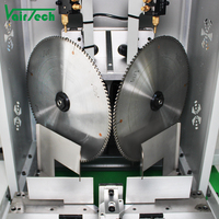 Machine de découpe automatique de précision à 45 degrés pour la production de grilles d'aération CVC, faible déchets, haute efficacité, utilisation simple