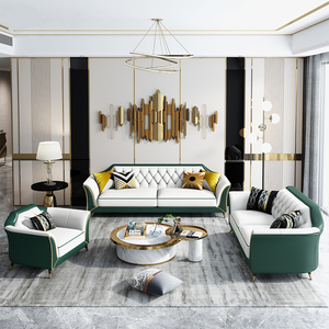 Thiết kế hiện đại cắt da sofa giường với miếng bọt biển Điền và ngả chức năng cho phòng khách nhà nội thất văn phòng - Product Image 2