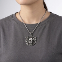 Pendentif Viking Odin Acier Inoxydable Homme Collier Nordique Runes Bijoux Gros Hip Hop Poli Mode Accessoires Tendances