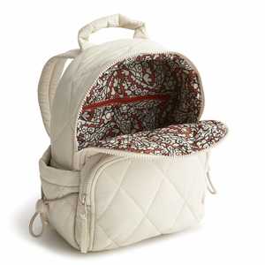 Mochila pequeña acolchada de moda para mujer, ligera, de algodón, estilo puffer, para compras. - Product Image 3