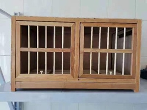 비둘기 업턴 도어 및 슬라이딩 도어 순수 원목 둥지 상자 홈잉 비둘기 경주 비둘기 매칭 케이지 나무로 만든 - Product Image 6