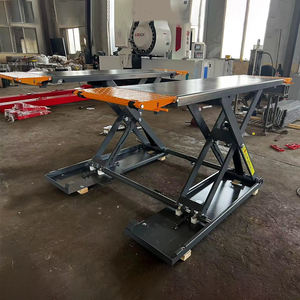 3000kg/3500kg/4000kg 1.2m/1.4m Hidrolik 110v/220v/380v Pengangkat Mobil Hidrolik Model Gunting Bergerak Lift Mobil Hidrolik Model Gunting - Product Image 1