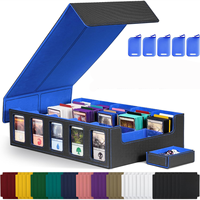 Boîte de rangement pour cartes à collectionner, Boîte de rangement Toploader, Boîte de rangement Toploader avec emballage imprimé, Étui de rangement multifonction en cuir pour cartes à collectionner