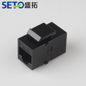 Interface réseau personnalisée Seto Coupleur <span class=keywords><strong>Rj45</strong></span> Module réseau femelle femelle Jack trapézoïdal Cat5e <span class=keywords><strong>Rj45</strong></span> - Product Image 4