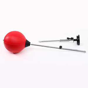 Nhà Máy Outlet Tốc Độ Nặng Phản Xạ Nước Túi Đấm Bốc Đứng Miễn Phí PU Đấm & Túi Cát Với Biểu Tượng Tùy Chỉnh - Product Image 5