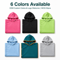 Serviette de plage en microfibre à séchage rapide, poncho de surf à capuche, logo personnalisé OEM ODM, écologique, unisexe pour adultes, peignoir