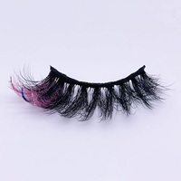 Grosir Bulu Mata Palsu Vegan Gratis 3D 10-25mm Bulu Mata Rusia C Curl Vendor Warna Grosir Bulu Mata Faux Mink