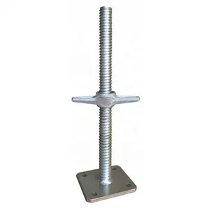 YouFa Mạ Kẽm Giàn Giáo Điều Chỉnh Vít <span class=keywords><strong>Jack</strong></span> Với Xoay Cơ Sở Tấm - Product Image 1