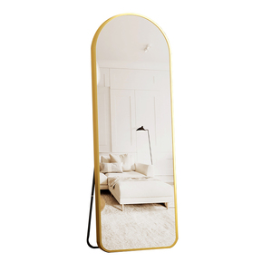 Espejo Arqueado de Cuerpo Entero con Marco Metálico, para Montaje en Pared o Suelo, HD, a Prueba de Explosiones, para Proyectos Comerciales y Hoteles, Venta al Por Mayor Personalizada - Product Image 5