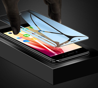 Protection d'écran en verre trempé ultra-fin 9H 3D Grade AAA avec colle intégrale pour téléphone portable 6,1/6,5 pouces (modèles 11-14)