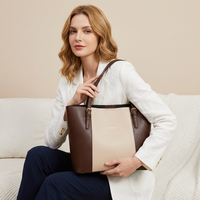 Harga Terjangkau Tas Selempang Wanita Kulit Asli dengan Resleting yang Dapat Disesuaikan, Tali Bahu, Kapasitas Besar, Tahan Lama, Tahan Air.