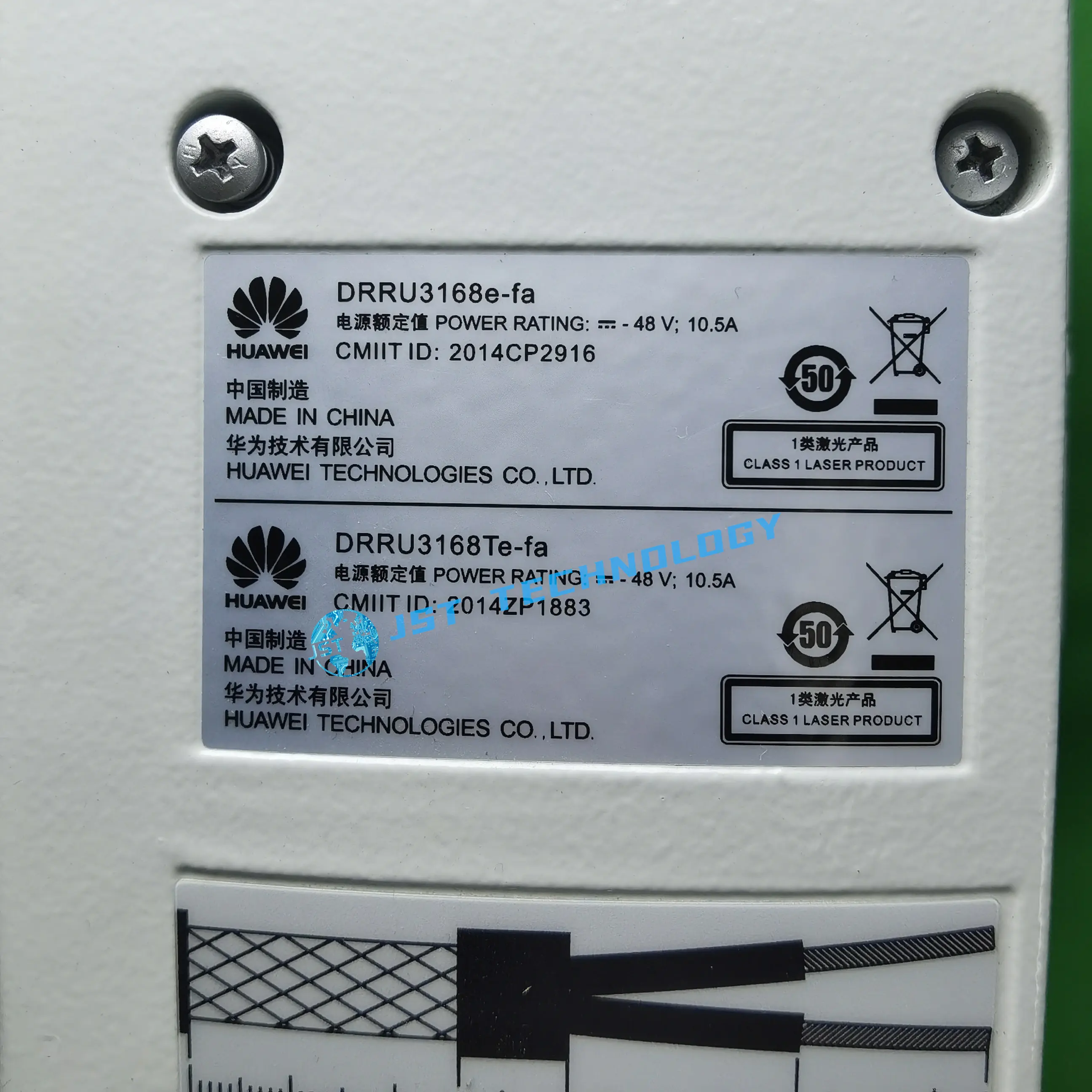 Module de fonction HUAWEI DRRU3168e-fa-DC 4x Unité à distance RF multimode multiporteuse DRRU3168e 02311CAA