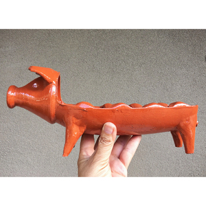 Figurine de cochon mexicain vintage en céramique, porte-tacos, artisanat décoratif en <span class=keywords><strong>poterie</strong></span>, vente en gros - Product Image 3