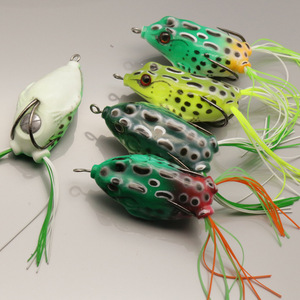 เหยื่อล่อกบแบบมีตะขอคู่สำหรับ YJ-JY-003ปลาช่อนเหยื่อตกปลา - Product Image 3