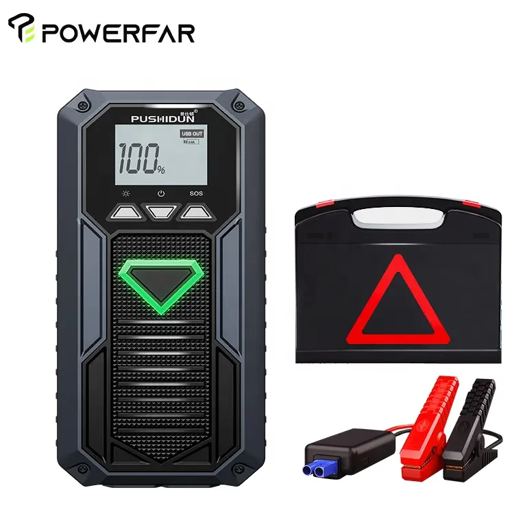 10000mah 12v Battery Jump Starter Car Jump Starter Power Bank