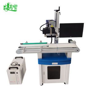 Machine de marquage laser UV 5W à positionnement automatique non directionnel avec vision CCD, machine compacte 2-en-1 de convoyage et de marquage sur bande transporteuse - Product Image 5