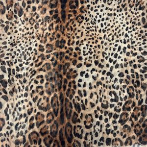 Tela de Tul Chifón 100% Poliéster con Estampado Digital de Leopardo, Resistente a las Arrugas y Elástica, para Prendas de Niñas, OEM y ODM - Product Image 2
