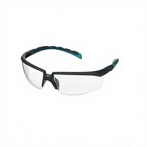 3M Solus Serie 2000 S2001SGAF-BGR Lentes Transparentes de Protección Ocular con Patillas Grises/Azul-Verdes y Revestimiento Antivaho Scotchgard - Product Image 1