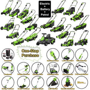 Vertak 20V snoerloze elektrische grasmaaier, 12,6 inch snijbreedte, 30-70 mm snijhoogte, 30L opvangzak, stille grasmaaier voor huis en tuin - Product Image 5