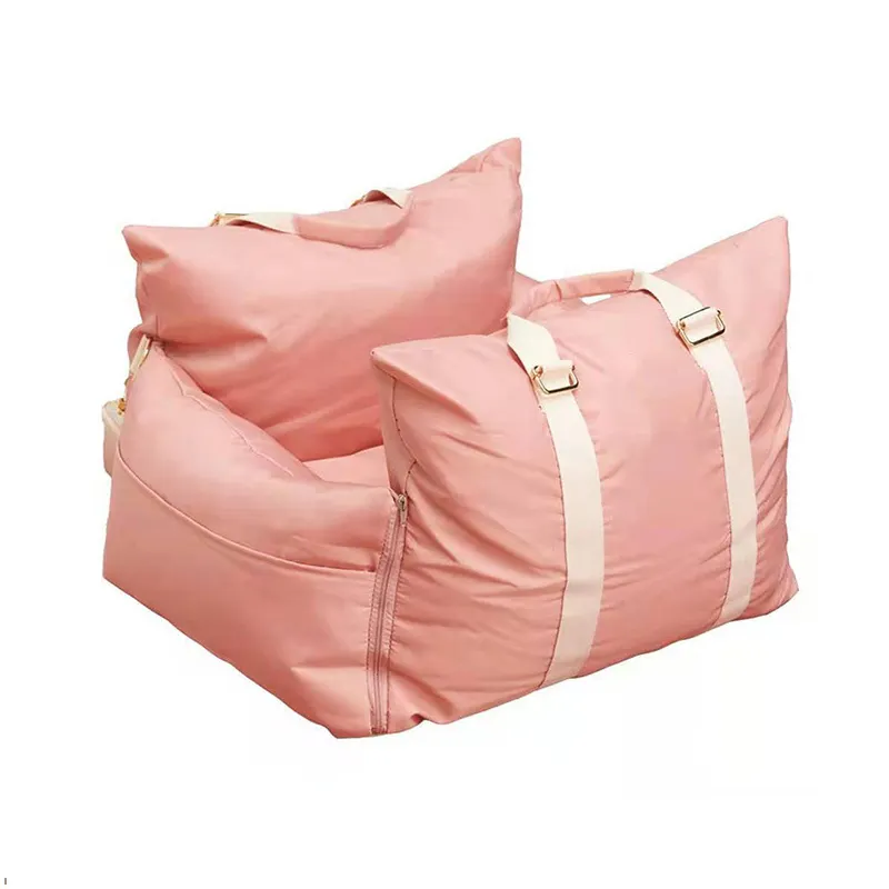 Factory Direct Wholesale Hot Sale Breathable Pet Bag Carrier Car Seat Expandable Pet Carrier Travel Bag
