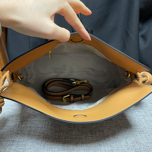 Bolso de mujer Bolsos de hombro cruzados de moda Bolsos de mensajero de cuero Pu para mujer Venta al por mayor Bolso de cuero con cordón personalizado - Product Image 6