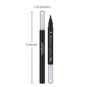 Bolígrafos delineadores <span class=keywords><strong>líquidos</strong></span> con logotipo personalizado <span class=keywords><strong>en</strong></span> tubo clásico negro y transparente, resistente al agua, a prueba de manchas, delineador de ojos de larga duración - Product Image 5