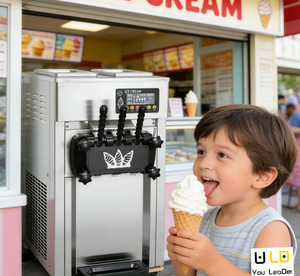 เครื่องทำไอศกรีมนุ่มเชิงพาณิชย์ LD - สแตนเลส สำหรับโรงแรม ผลิตไอศกรีมโฮมเมด คุณภาพดี คืนทุนได้ - Product Image 3