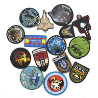 Patch en caoutchouc PVC souple 2D 3D personnalisé avec logo, thermocollant ou à coudre, patch en silicone, patchs d'aviation pour uniforme