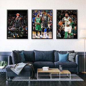 Affiches murales de stars du basket-ball : affiches des Cavaliers et des <span class=keywords><strong>Mavericks</strong></span> pour salon, chambre à coucher et dortoirs - Product Image 4