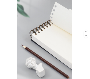 Factory sell B5 Blank Notebook 10.5" X 7.5" Spiral Notebook Sketch Book 100gsm Sketchbook for <b>Drawing</b> College School <b>Office</b> - Product Image 5