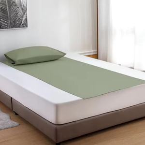 ผ้าปูที่นอนผ้าฝ้ายผสมใยเงินนำไฟฟ้า ป้องกันคลื่นแม่เหล็กไฟฟ้า ช่วยเพิ่มสุขภาพดีขึ้น พร้อมสายเชื่อมต่อ สำหรับโรงแรม ขายดี - Product Image 1