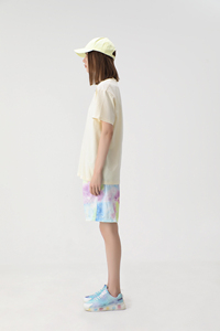 เสื้อยืดผู้หญิงคุณภาพสูง ผ้าฝ้าย 100% น่ารัก ทรงหลวม พิมพ์ลายโลโก้ เสื้อซัมเมอร์สั่งทำได้ ขายส่ง - Product Image 3