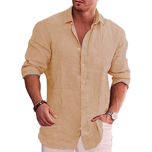 <span class=keywords><strong>Camicia</strong></span> da uomo autunnale a maniche lunghe in <span class=keywords><strong>lino</strong></span> <span class=keywords><strong>casual</strong></span>, tinta unita, monopetto, con cappuccio, taglie forti fino alla 6XL, bestseller - Product Image 5