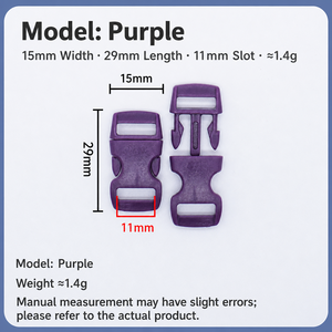 Boucle à dégagement rapide en plastique colorée de 10 mm <span class=keywords><strong>pour</strong></span> mini-collier de <span class=keywords><strong>chien</strong></span>, vente en gros, fermoir à libération rapide <span class=keywords><strong>pour</strong></span> bracelet DIY, porte-clés, artisanat - Product Image 5