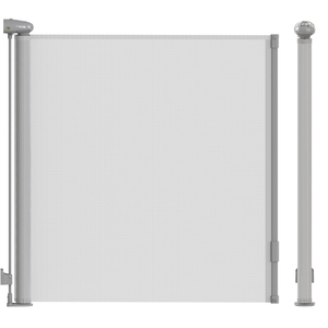Barrière de sécurité rétractable en fer Prodigy SG021 pour bébé, 3 mètres, sans perçage, pour bébé et animal de compagnie, pour les escaliers - Product Image 1