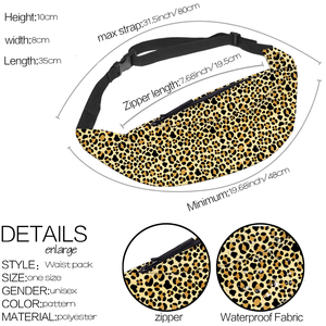 Oem logo personnalisé femmes ceinture de taille <span class=keywords><strong>sac</strong></span> mode <span class=keywords><strong>sac</strong></span> <span class=keywords><strong>banane</strong></span> léopard <span class=keywords><strong>sac</strong></span> de taille - Product Image 3