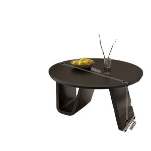 Mesa Auxiliar Redonda de Madera para Dormitorio, Mesa Auxiliar de Lujo para Sala de Estar, Venta al por Mayor - Product Image 2