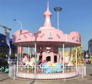 Fabricant de parc d'attractions carrousel, zone pittoresque, place extérieure, hôtel, installations de grands parcs d'attractions pour enfants